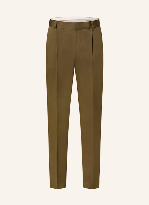 BOSS Anzughose PERIN Relaxed Fit 302 DARK GREEN