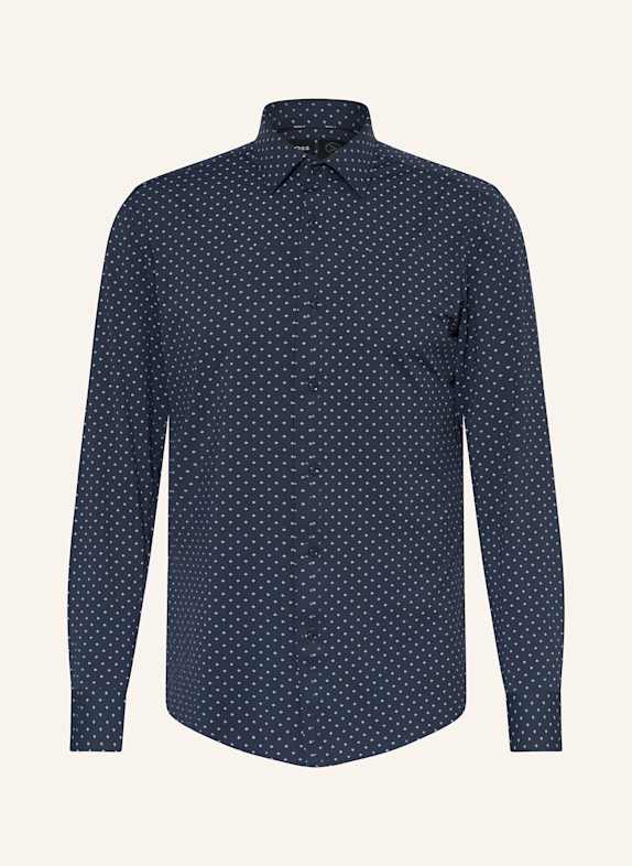 BOSS Hemd HANK Slim Fit DUNKELBLAU