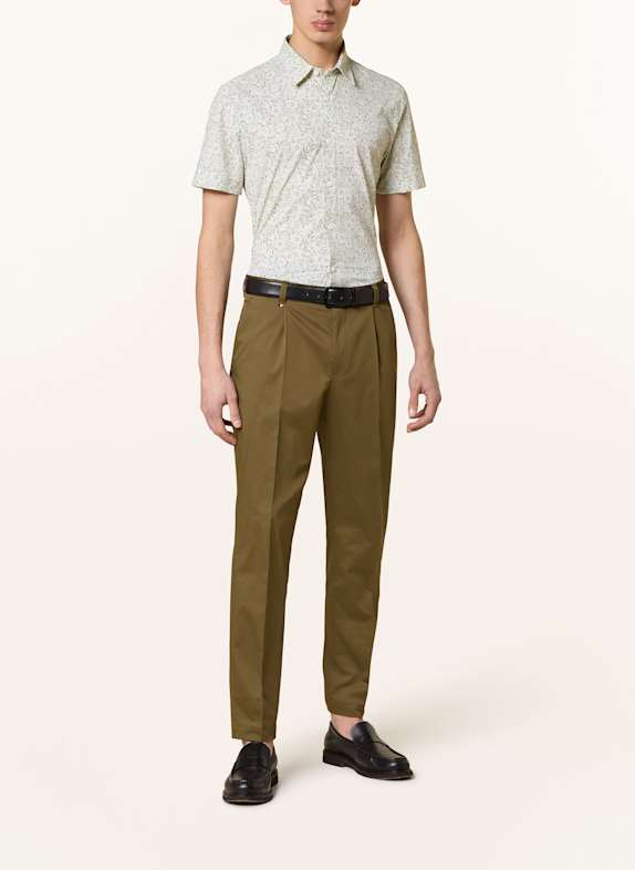 BOSS Kurzarm-Hemd ROAN Slim Fit HELLGRÜN