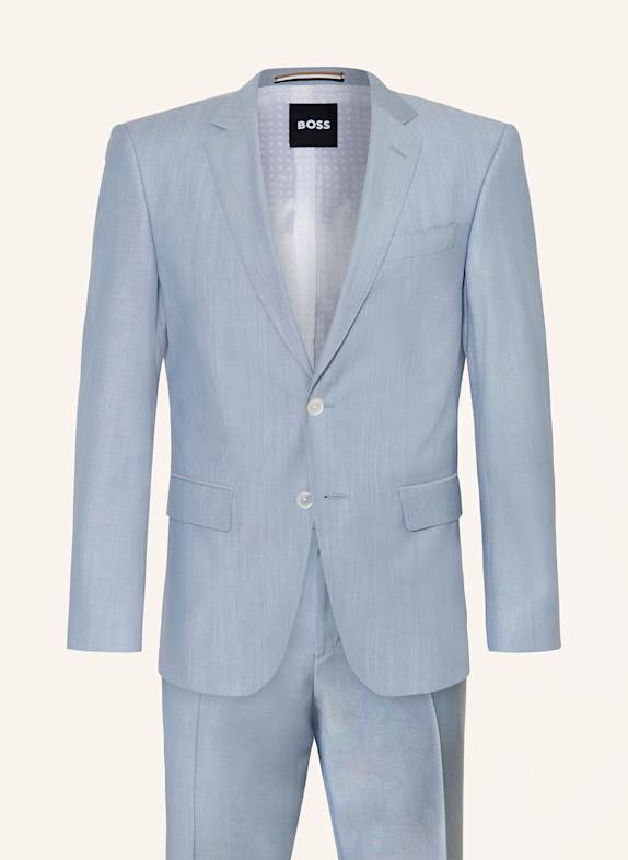 BOSS Anzug HUGE Slim Fit 451 LIGHT/PASTEL BLUE