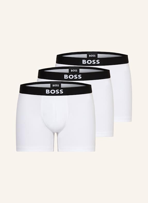 BOSS 3er-Pack Boxershorts ONE WEISS