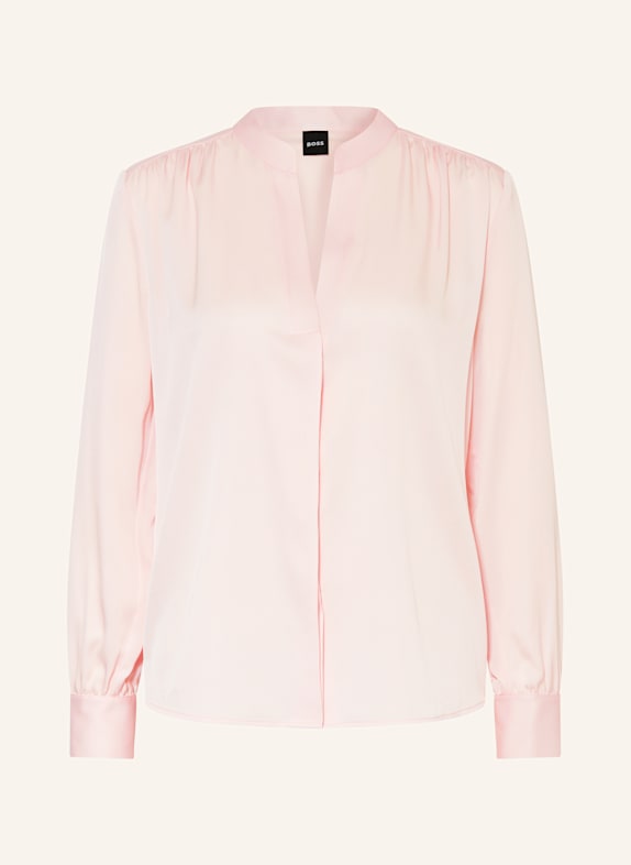BOSS BANORA silk blouse LIGHT PINK