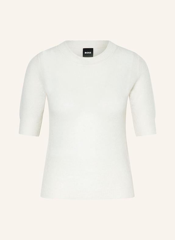 BOSS Strickshirt FUSIONANA ECRU