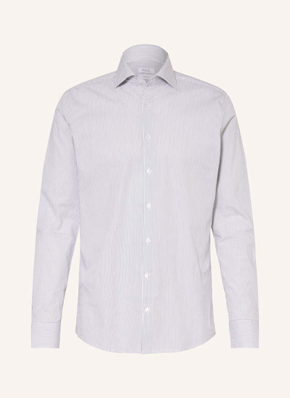 PAUL Hemd Slim Fit SCHWARZ/ WEISS
