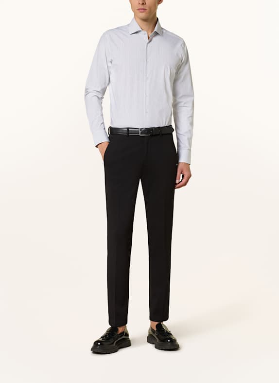 PAUL Overhemd Slim Fit ZWART / WIT