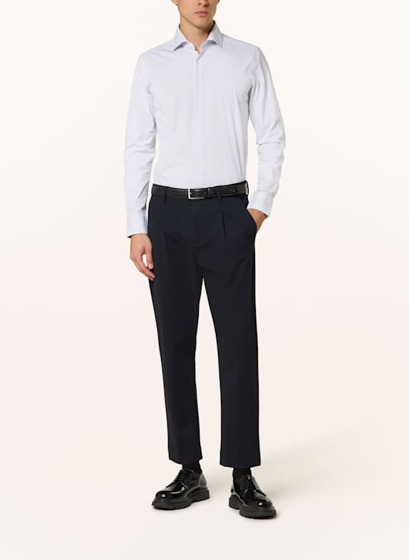 PAUL Overhemd Slim Fit BLAUW / WIT