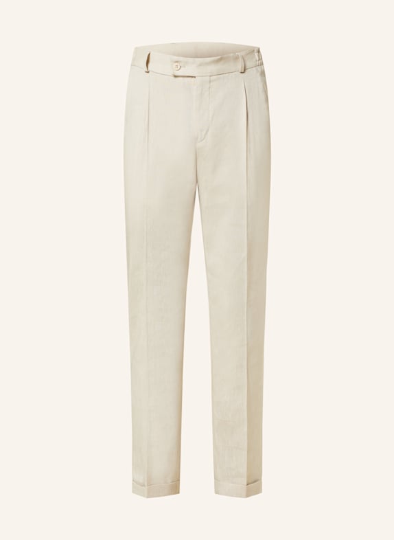 PAUL Anzughose Extra Slim Fit mit Leinen 230 Light Beige