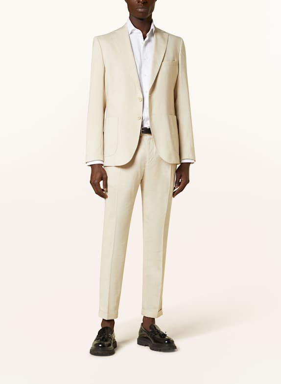 PAUL Pakjas Extra Slim Fit met linnen 230 Light Beige