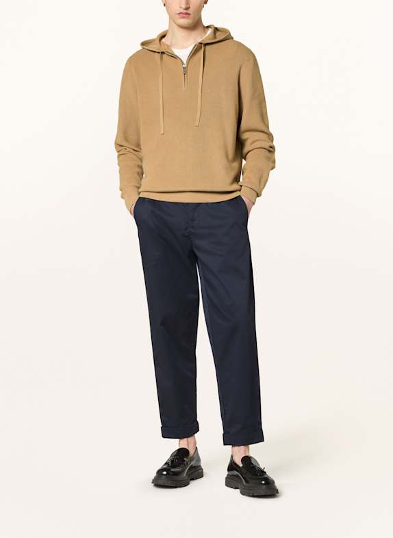 PAUL Gebreide hoodie BEIGE