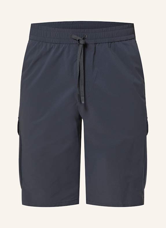 BOSS URBANEX tapered fit cargo shorts DARK BLUE