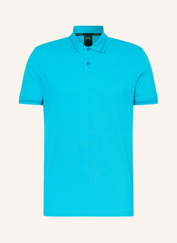 BOSS Piqué polo shirt PIO regular fit TURQUOISE