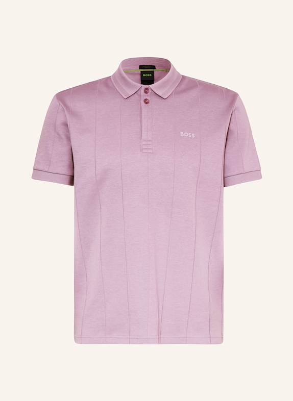 BOSS Jersey-Poloshirt PADDY CURVED Regular Fit HELLLILA