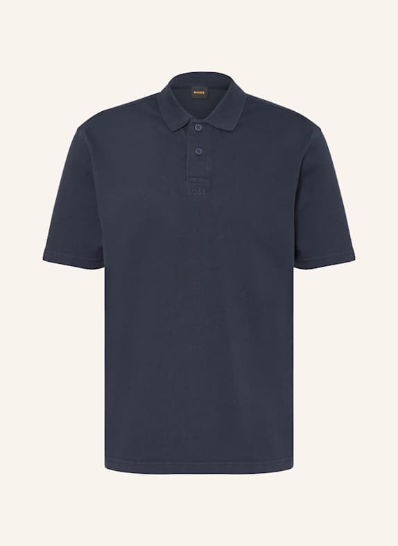 BOSS Piqué-Poloshirt PE_DYE DUNKELBLAU