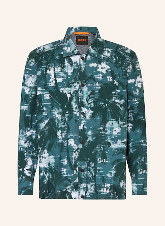 BOSS Overjacket LABIB DUNKELGRÜN/ GRÜN/ WEISS
