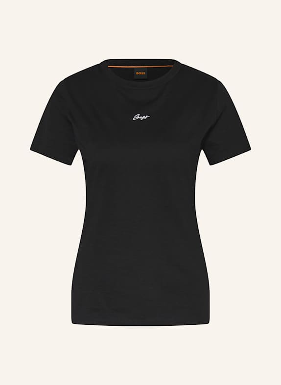 BOSS T-Shirt ELOGO SCHWARZ