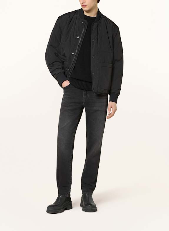 BOSS Jeans ONYX Slim Tapered Fit ZWART