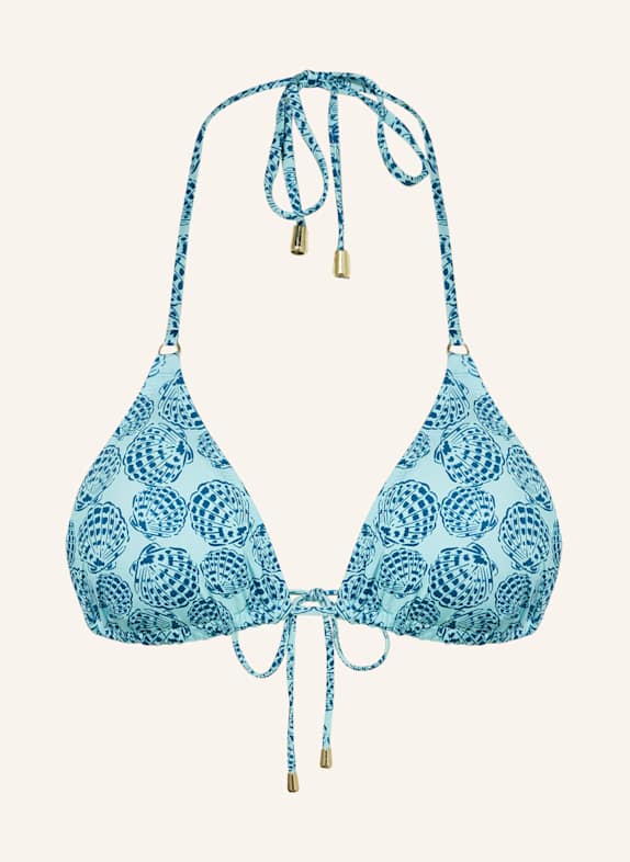 MRS & HUGS Triangel-Bikini-Top 53 BLAU-PETROL