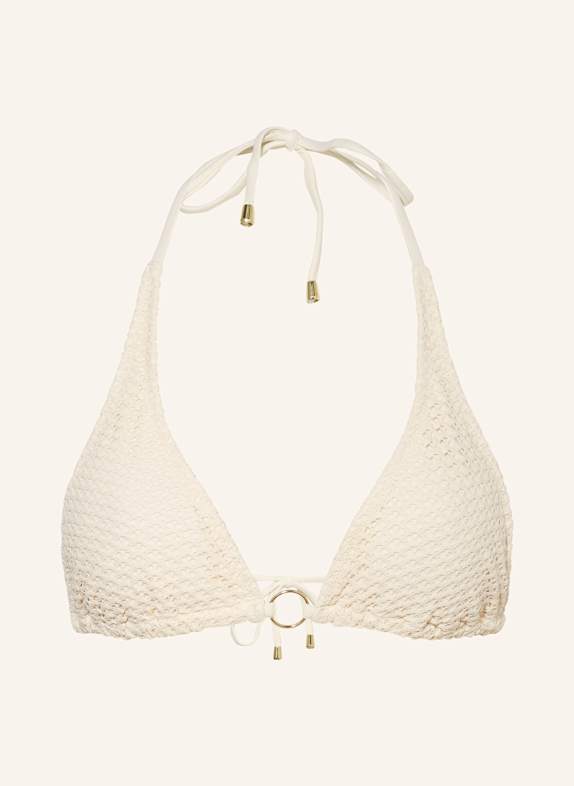 MRS & HUGS Triangle bikini top CREAM