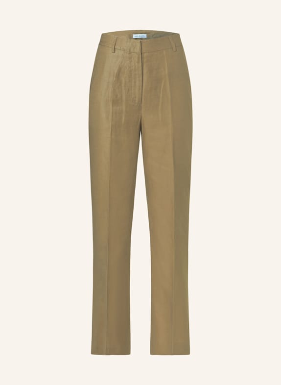 MRS & HUGS Wide leg trousers LIGHT BROWN