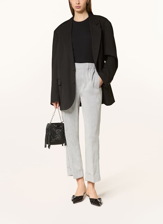MRS & HUGS 7/8-broek DONKERBLAUW / WIT