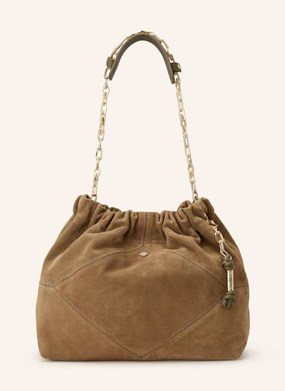 ba&sh Schultertasche JUNE M KHAKI