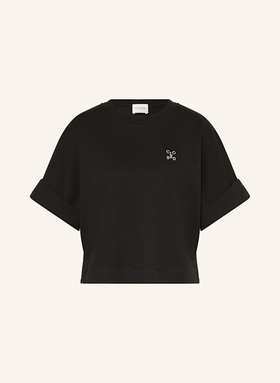 CLOSED Cropped-Shirt SCHWARZ