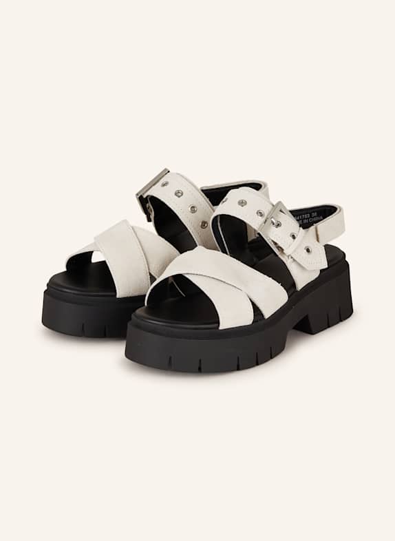 HUGO Plateau-Sandalen KRIS SCHWARZ/ CREME
