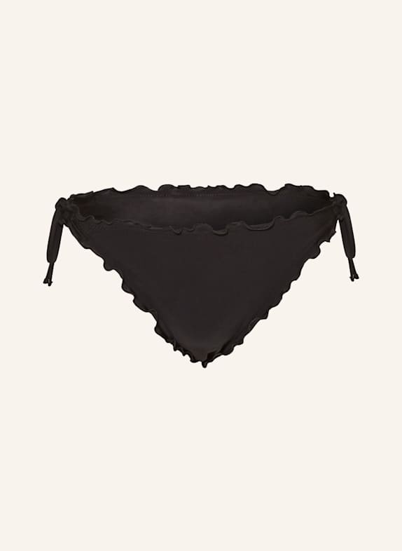 HUGO Triangel-Bikini-Hose RUFFLE SCHWARZ