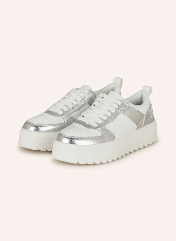 HUGO Sneaker LYSSA WEISS/ SILBER