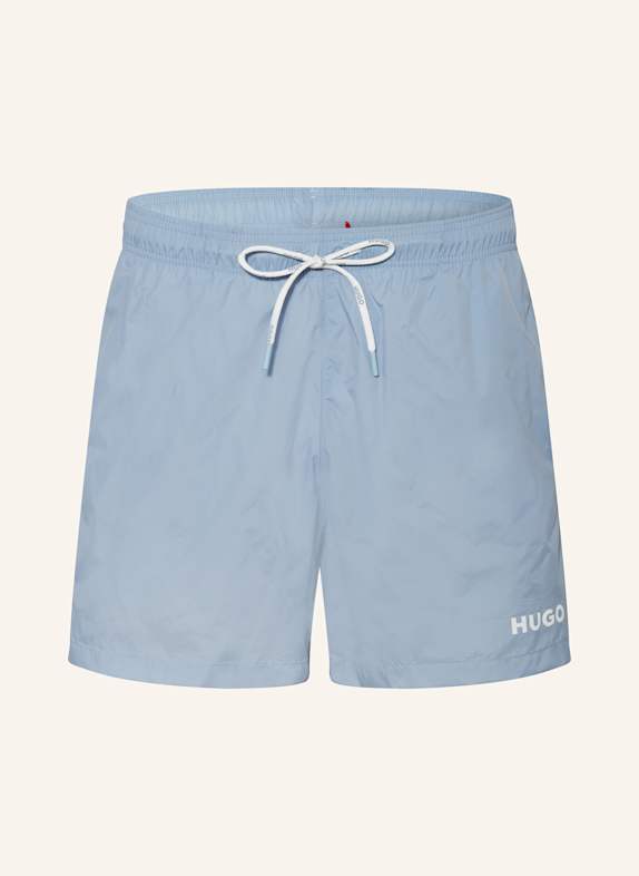 HUGO Badeshorts HAITI BLAUGRAU