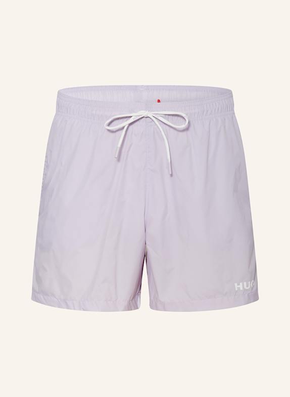 HUGO Badeshorts HAITI HELLLILA