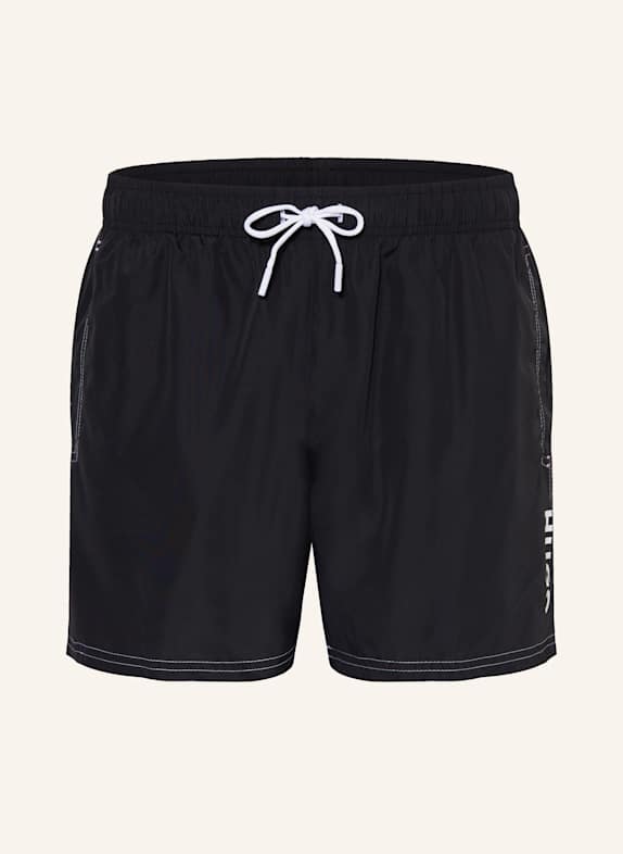 HUGO Badeshorts MAX SCHWARZ
