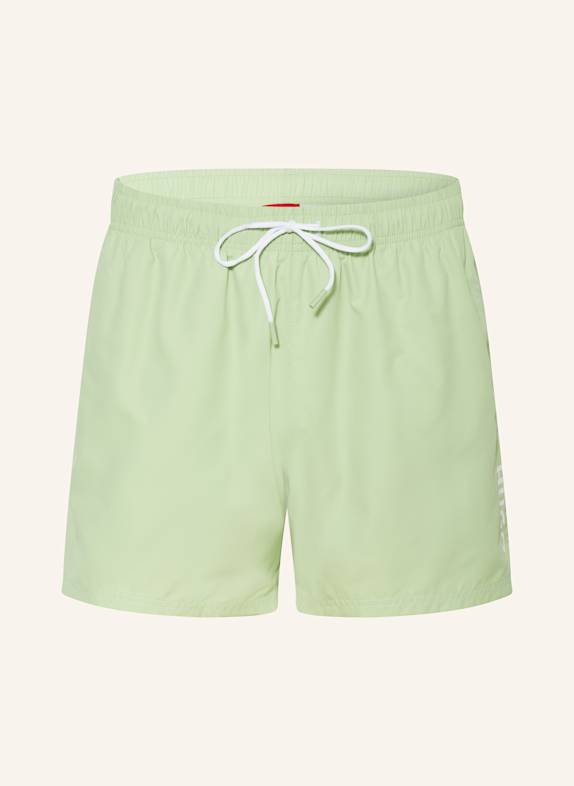 HUGO Badeshorts MAX HELLGRÜN
