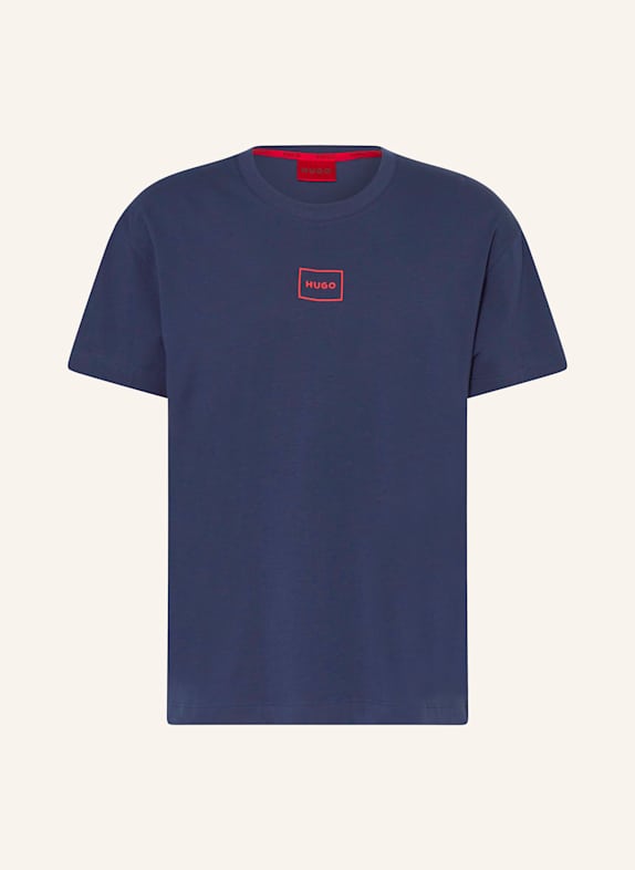 HUGO Pajama shirt LAZE DARK BLUE