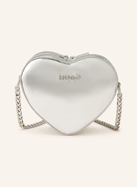 HUGO Schultertasche LOVE SILBER