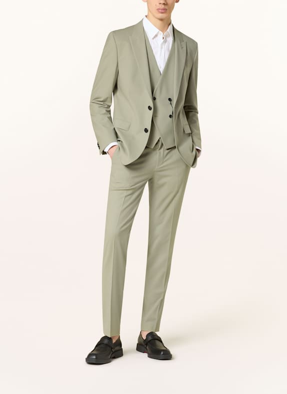 HUGO Anzughose HESTEN Extra Slim Fit 391 Open Green