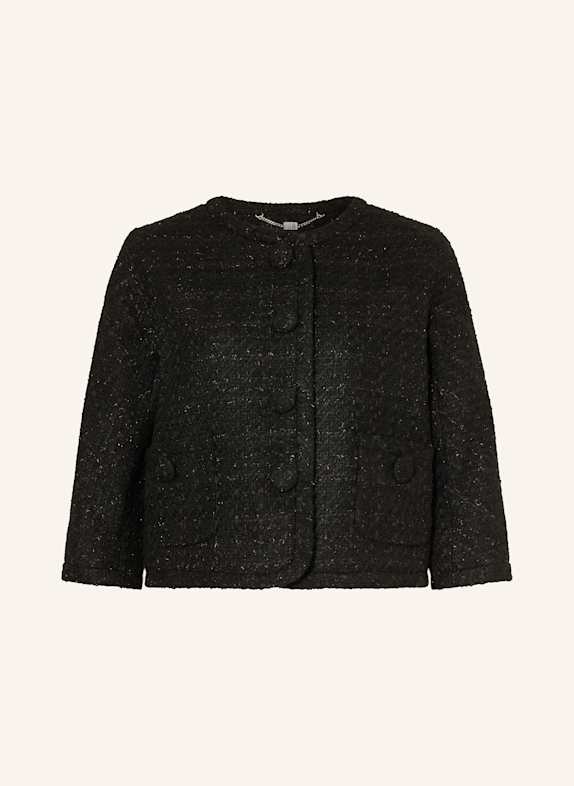 MARC JACOBS Kastenjacke aus Tweed SCHWARZ