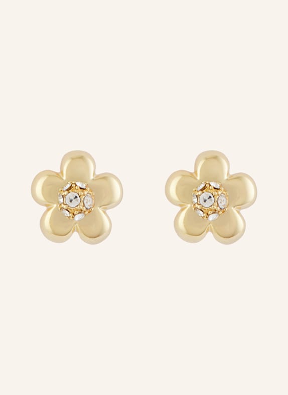 MARC JACOBS Stud earrings THE DAISY EARRINGS GOLD/ WHITE