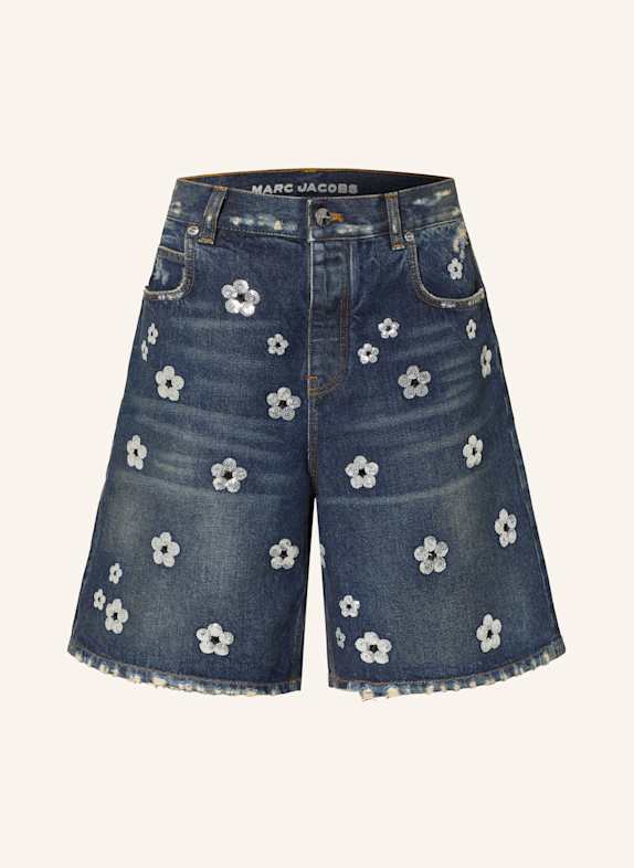 MARC JACOBS Jeansshorts mit Pailletten 488 VINTAGE INDIGO