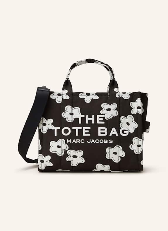 MARC JACOBS Shopper THE MEDIUM TOTE BAG ČERNÁ/ BÍLÁ