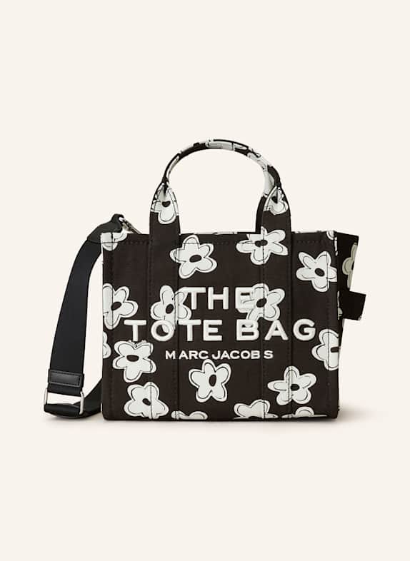 MARC JACOBS Shopper THE SMALL TOTE BAG SCHWARZ/ WEISS