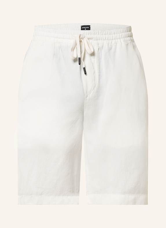 STRELLSON Shorts KAJI Relaxed Fit mit Leinen WEISS