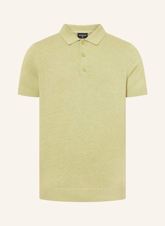 STRELLSON Strick-Poloshirt LOIC HELLGRÜN