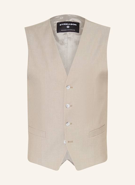 STRELLSON Anzugweste GYL2 Slim Fit 265 Medium Beige               265