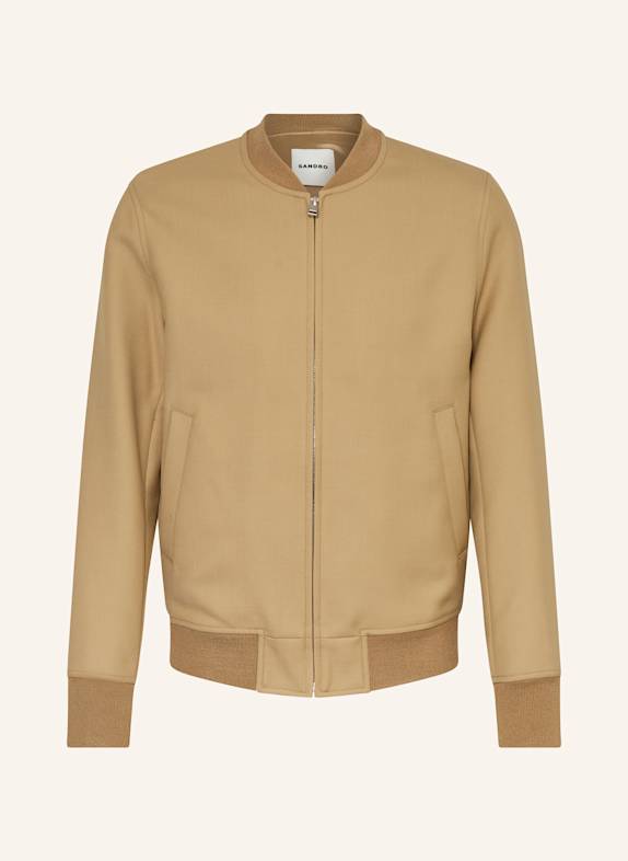 SANDRO Blouson CAMEL