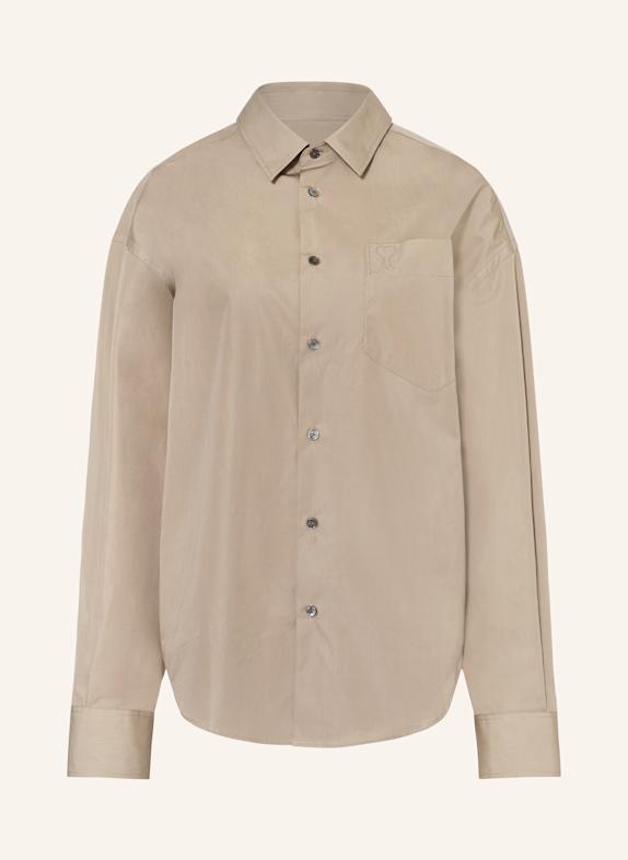 AMI PARIS Hemdbluse TAUPE
