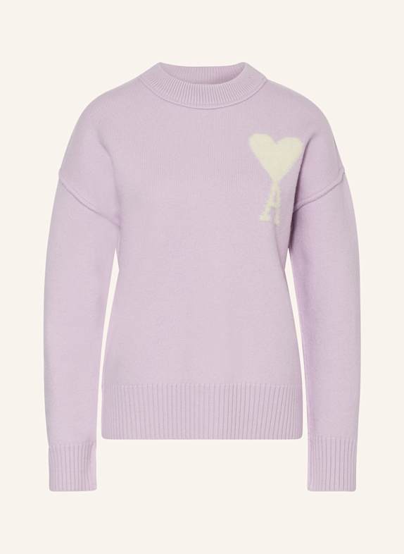 AMI PARIS Pullover HELLLILA/ ECRU