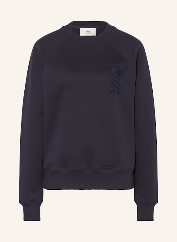 AMI PARIS Sweatshirt DUNKELBLAU