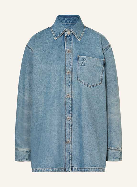 AMI PARIS Jeans-Overshirt HELLBLAU