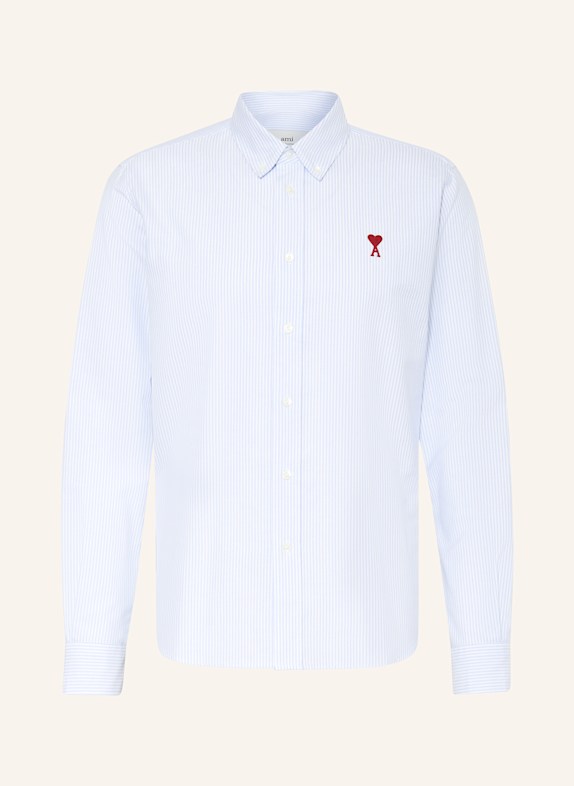 AMI PARIS Oxfordhemd Regular Fit HELLBLAU/ WEISS
